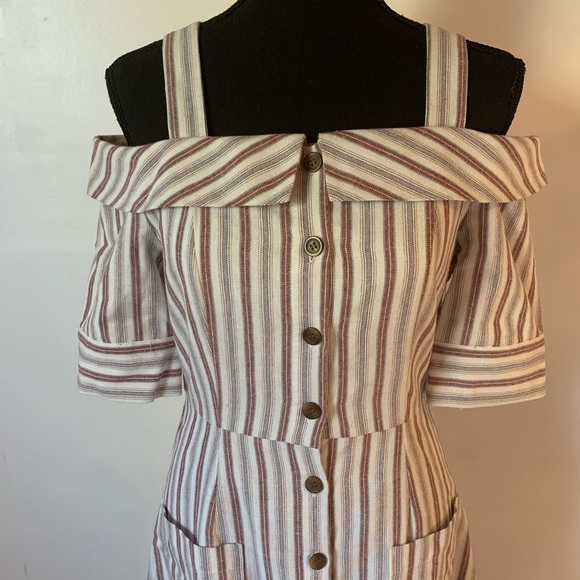 NWT Romeo+Juliet Couture Cold Shoulder Midi Dress - Picture 5 of 9